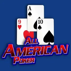All American Poker slot logo by RTG (Reel Time Gaming) at Sankra Casino